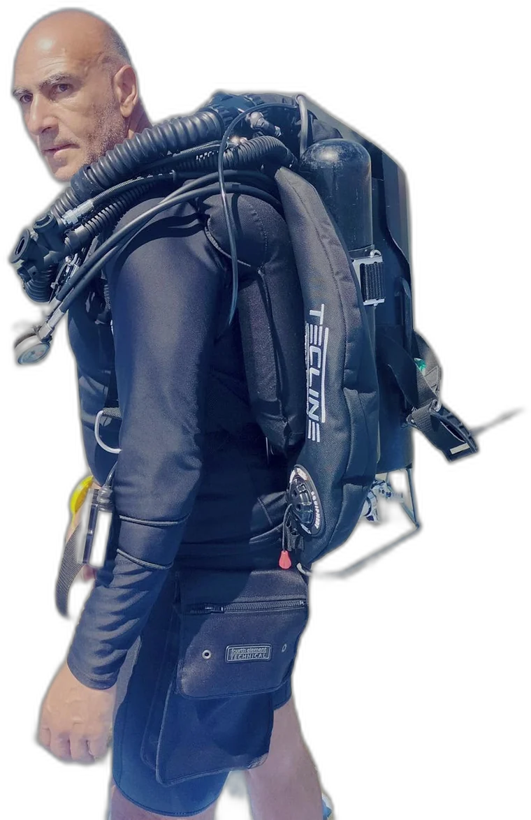 Ahmed Gabr — Guinness World Record holder for the deepest scuba dive, head instructor at Double Wing Tek