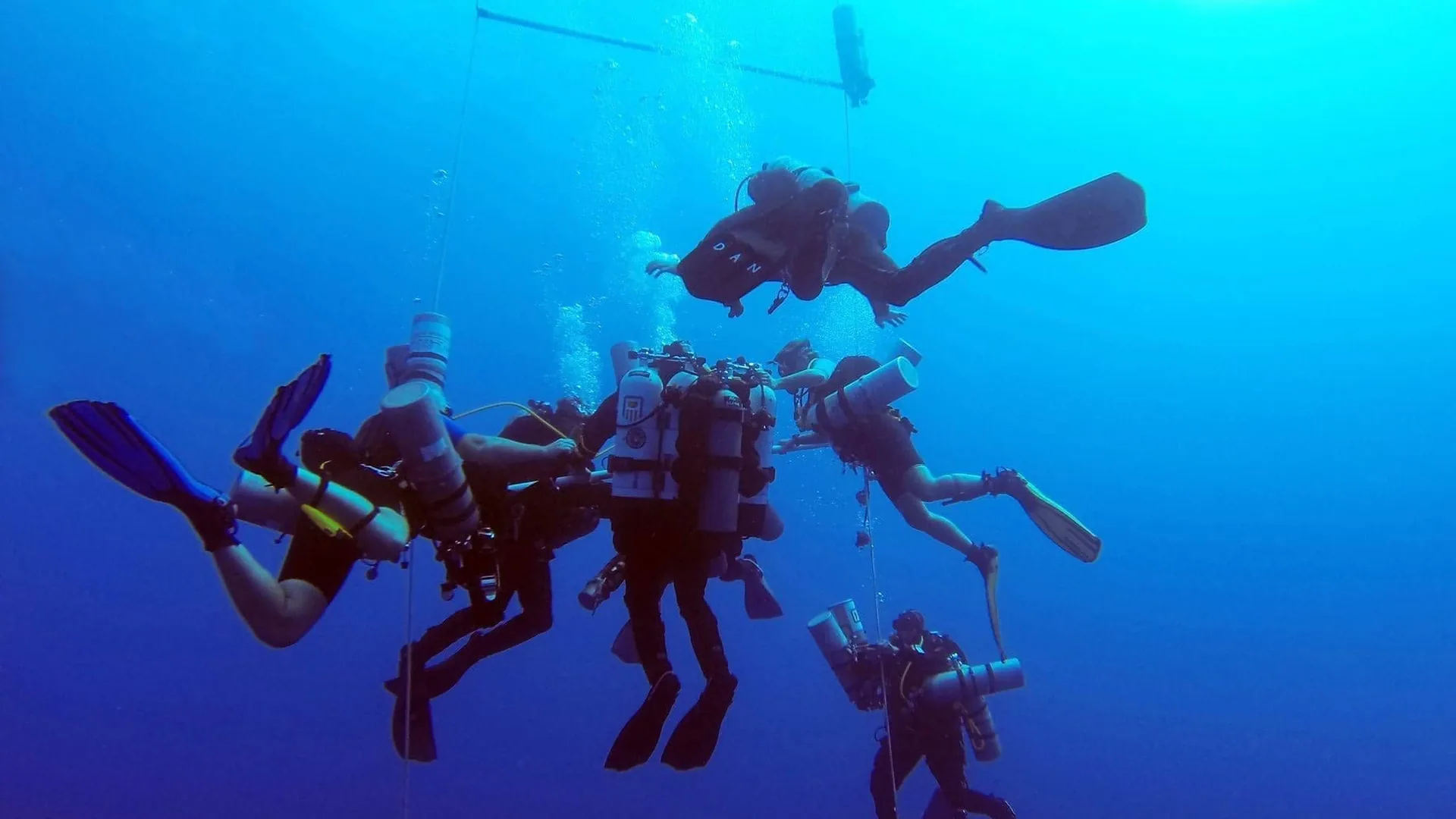 Technical diving expedition — the Blue Hole, Dahab